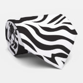 Zebra-Muster Krawatte (Gerollt)