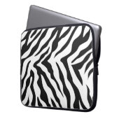 Zebra-Muster-Laptop-Hülse Laptopschutzhülle (Vorderseite Links)