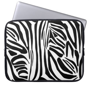 Zebra-Muster Laptopschutzhülle