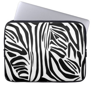 Zebra-Muster Laptopschutzhülle