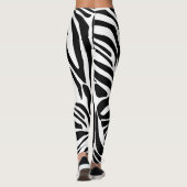 Zebra-Muster Leggings (Rückseite)