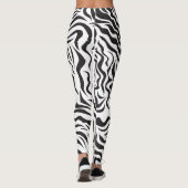 Zebra-Muster Leggings (Rückseite)