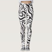 Zebra-Muster Leggings (Vorderseite)