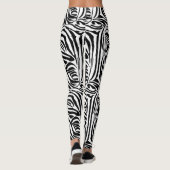 Zebra-Muster Leggings (Rückseite)