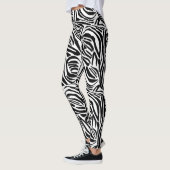 Zebra-Muster Leggings (Links)