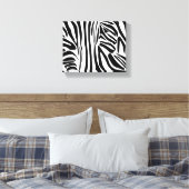 Zebra-Muster Leinwanddruck (Insitu (Schlafzimmer))