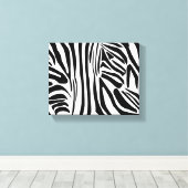 Zebra-Muster Leinwanddruck (Insitu (Holzboden))