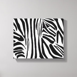 Zebra-Muster Leinwanddruck