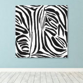 Zebra-Muster Leinwanddruck (Insitu (Holzboden))