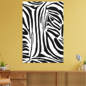 Zebra-Muster Leinwanddruck (Insitu (Wohnzimmer))