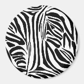 Zebra-Muster Magnet (Vorne)