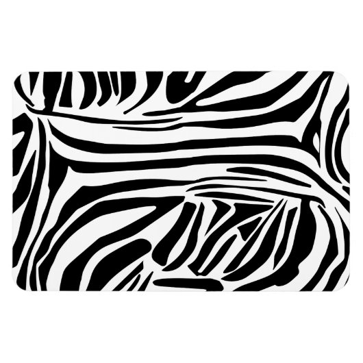 Zebra-Muster Magnet (Horizontal)