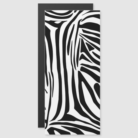 Zebra-Muster Magnetkarte (Vorne/Hinten)