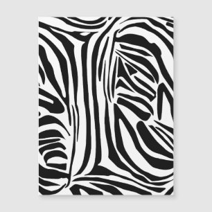 Zebra-Muster Magnetkarte