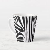Zebra-Muster Milchtasse (Linke Ecke)