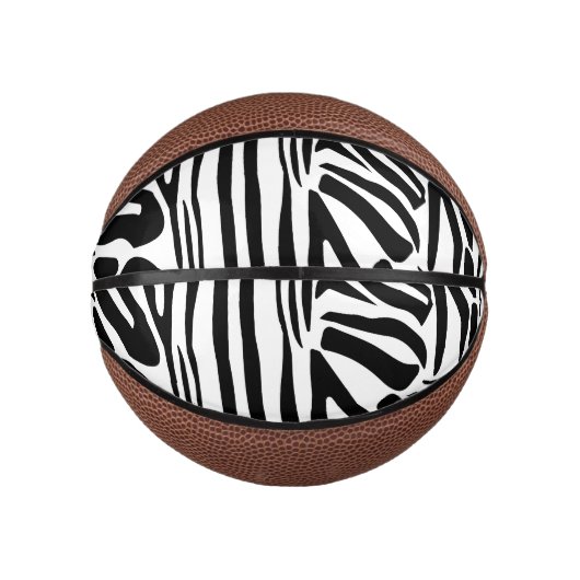 Zebra-Muster Mini Basketball (Vorderseite)