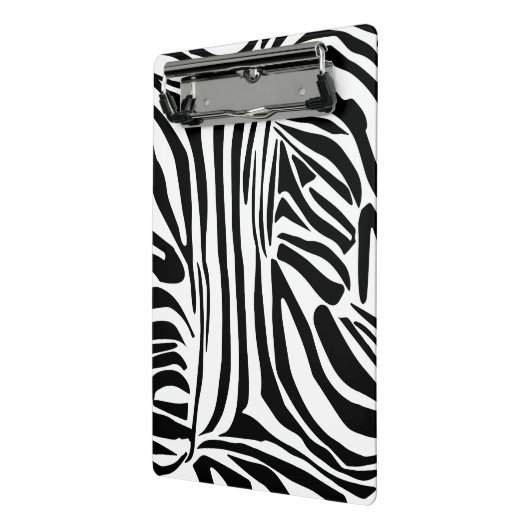 Zebra-Muster Mini Klemmbrett (Gewinkelt2)