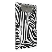 Zebra-Muster Mini Klemmbrett (Schrägansicht)