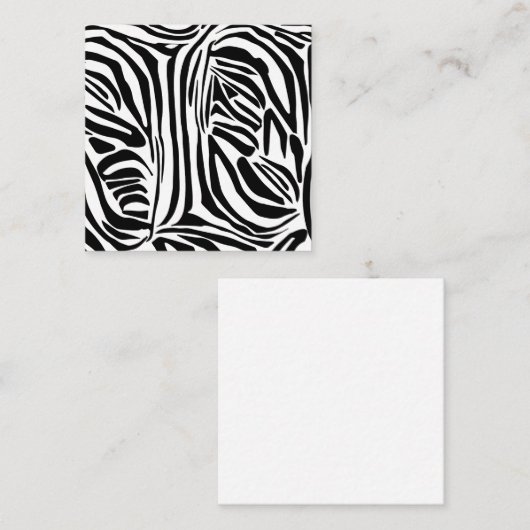 Zebra-Muster Mitteilungskarte (Vorne/Hinten)