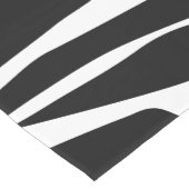 Zebra-Muster Mittelgroßer Tischläufer (Ecke)