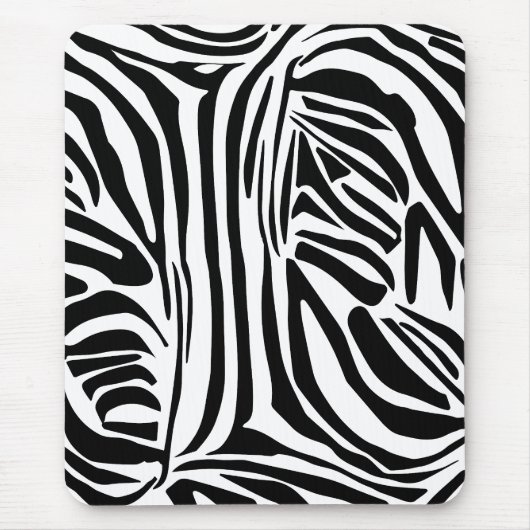 Zebra-Muster Mousepad (Vorne)