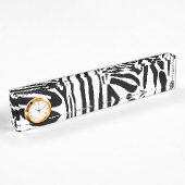 Zebra-Muster Namensplakette