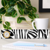 Zebra-Muster Namensplakette