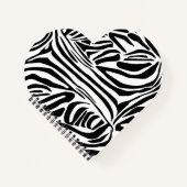 Zebra-Muster Notizblock (Vorderseite)