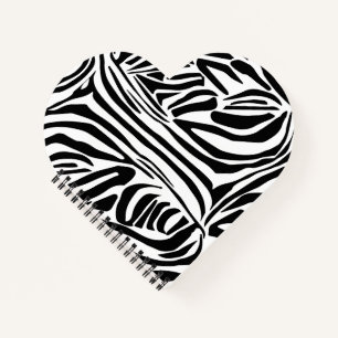 Zebra-Muster Notizblock