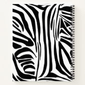 Zebra-Muster Notizblock (Rückseite)