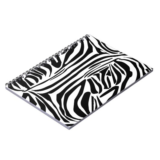 Zebra-Muster Notizblock (Linke Seite)