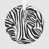 Zebra-Muster Ornament (Vorderseite)