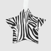 Zebra-Muster Ornament (Rückseite)