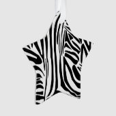 Zebra-Muster Ornament (Vorderseite)
