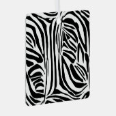 Zebra-Muster Ornament Aus Metall (Vorderseite Rechts)
