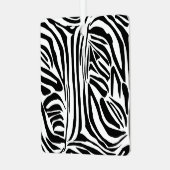Zebra-Muster Ornament Aus Metall (Vorderseite links)