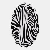 Zebra-Muster Ornament Karte (Rechts)