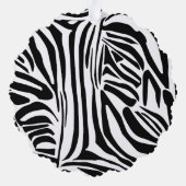 Zebra-Muster Ornament Karte (Rückseite)