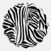 Zebra-Muster Ornament Karte (Vorderseite)