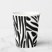 Zebra-Muster Pappbecher (Rechts)