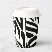 Zebra-Muster Pappbecher (Rechts)