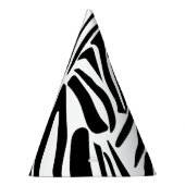 Zebra-Muster Partyhütchen (Rechts)
