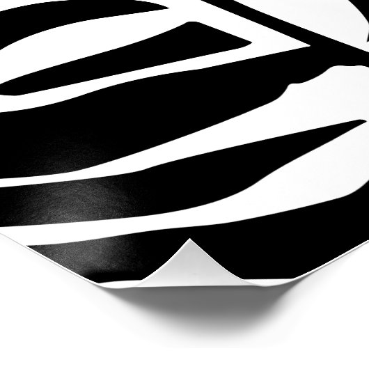 Zebra-Muster Poster (Ecke)