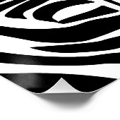Zebra-Muster Poster (Ecke)