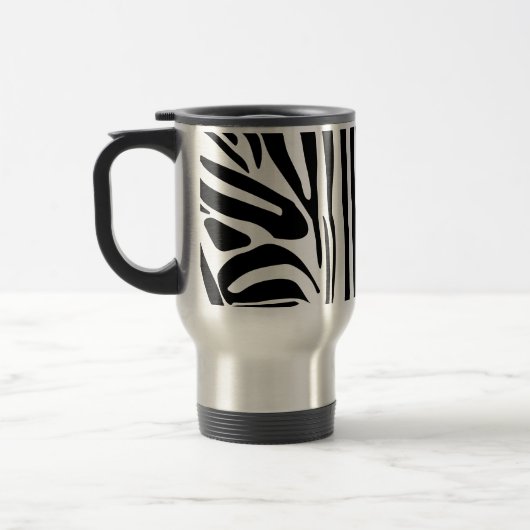 Zebra-Muster Reisebecher (Links)