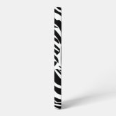 Zebra-Muster Samsung Galaxy Hülle (Linke Seite)