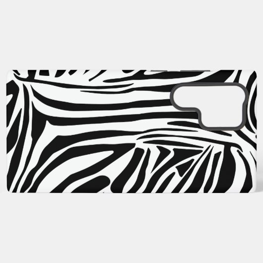 Zebra-Muster Samsung Galaxy Hülle (Rückseite (Horizontal))