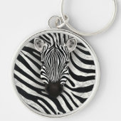 Zebra-Muster Schlüsselanhänger (Vorne)