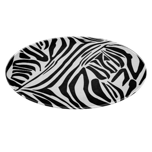 Zebra-Muster Schneidebrett (Ecke)