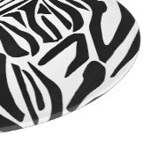 Zebra-Muster Schneidebrett (Ecke)